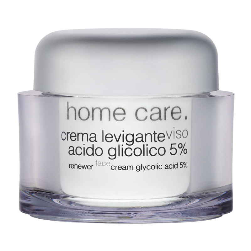 Glättende Gesichtscreme mit Glykolsäure 5 % / Crema levigante viso acido glicolico 5 %