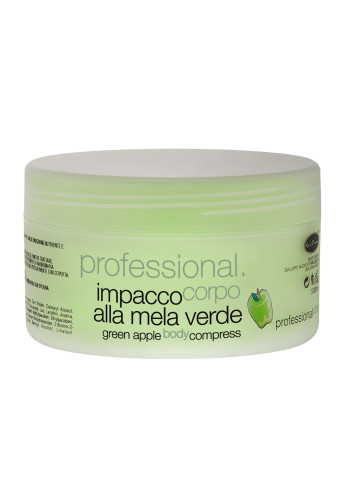 Körperpackung mit grünem Apfel / Impacco corpo alla mela verde