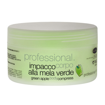 Körperpackung mit grünem Apfel / Impacco corpo alla mela verde