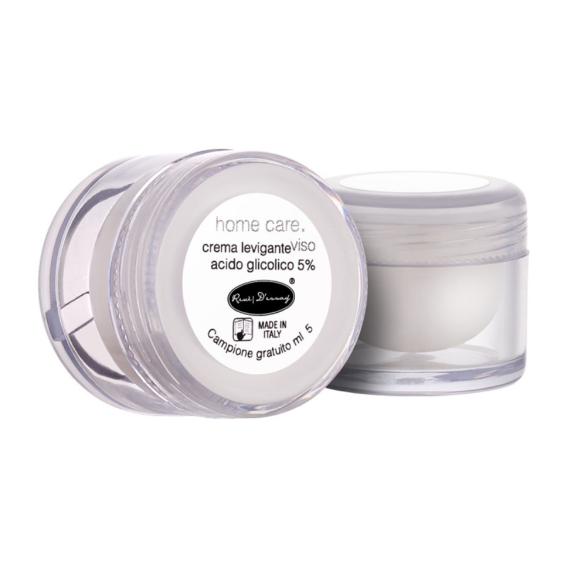 Straffungscreme mit Glykolsäure 5% / Crema levigante viso acido glicolico 5%